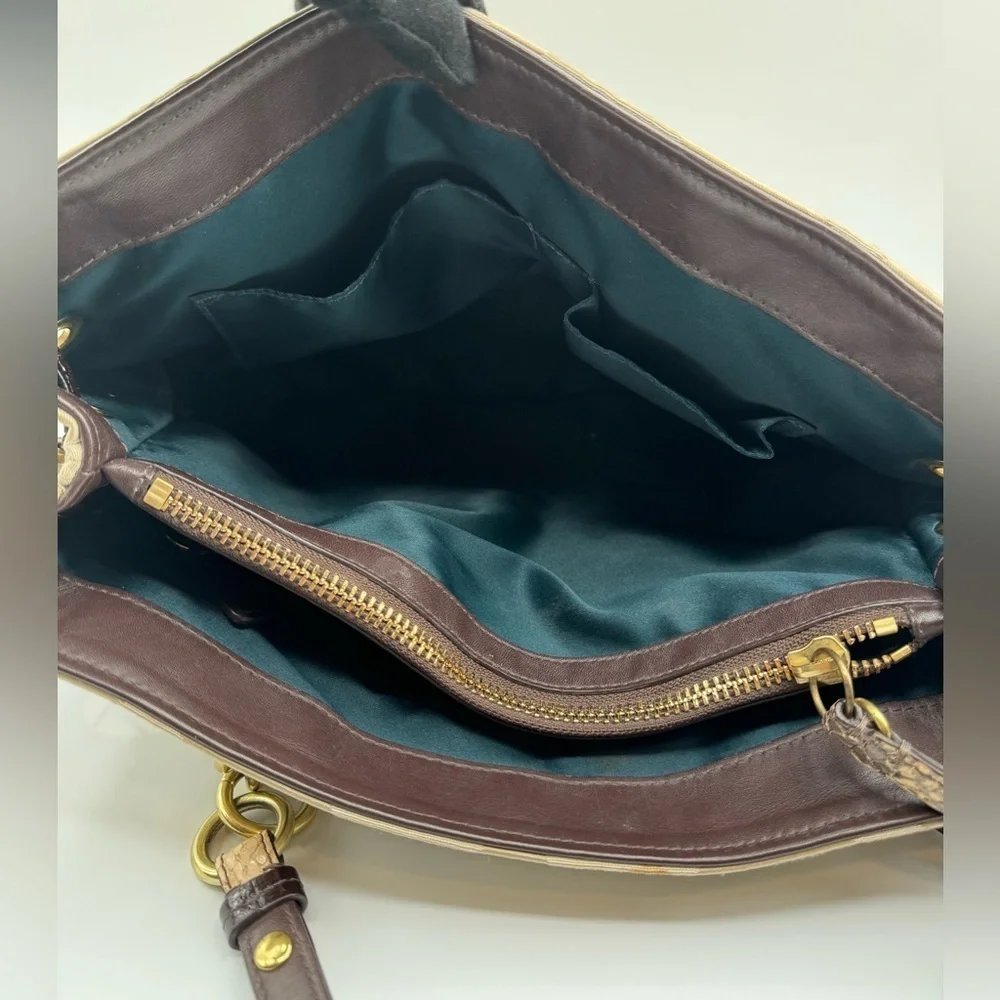 Coach Colette Signature Satchel / Carryall | Very Good Condition